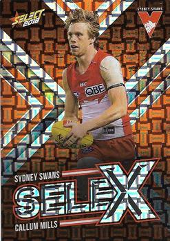 2018 Select Footy Stars - Selex #SX98 Callum Mills Front